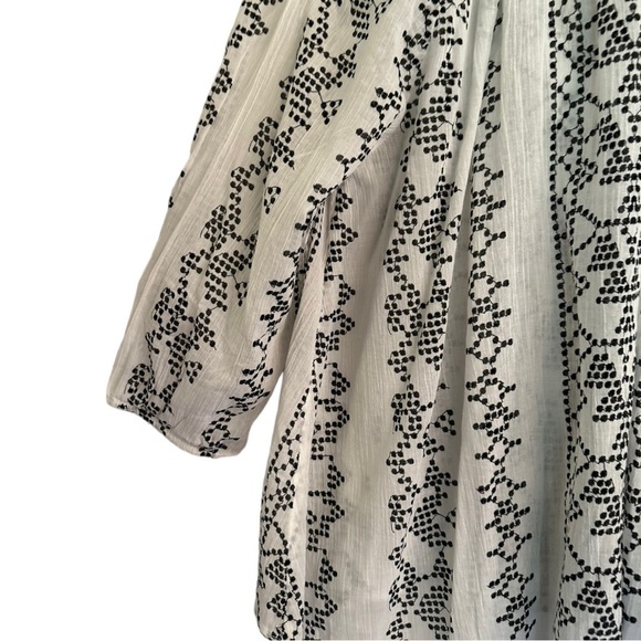 LOFT Ann Taylor Peasant Top Petite Large - Picture 5 of 7